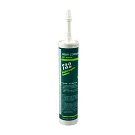 Dow Corning Gasketing, RTV Silicone, Multipurpose, Clear, 10.1 Oz 732 CLEAR 10.1OZ / 300ML CTG